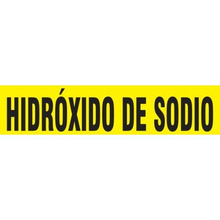 Accuform SPANISH PIPE MARKER HIDRXIDO DE SHRPK645STE SHRPK645STE